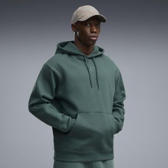 Puma Felpa con cappuccio PUMA x HYROX Heavyweight da uomo, Abbigliamento, Verde, 3XL