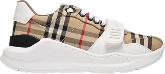 Burberry Vintage Check Sneakers - Dames - Sneakers - Veelkleurig - 37 EU - Katoen - Schoenen