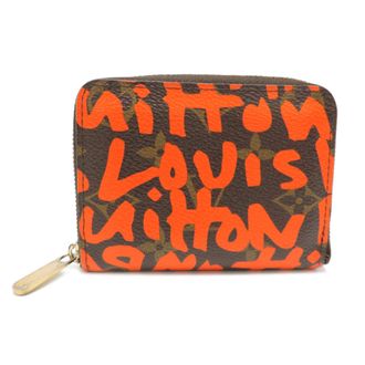 Louis Vuitton Brown Lv Orange Monogram Monogram Graffiti Long Wallet (Bi-Fold) (Pre-Owned)