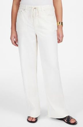 Madewell Drawstring Waist Low Slung Baggy Jeans in Vintage Canvas at Nordstrom Rack, Size 29