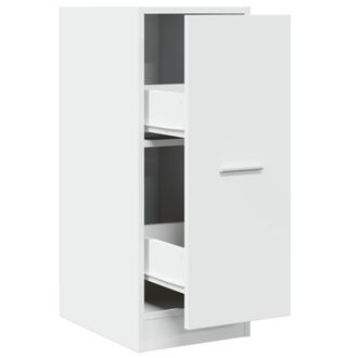 vidaXL Boticario Blanco 30x41x77,5 Cm Madera De Ingenier&iacute;a Vidaxl