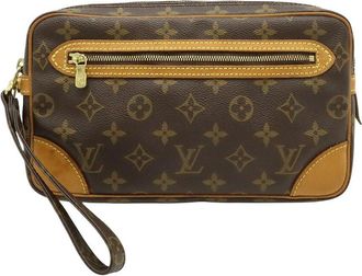 Louis Vuitton Monogram Marly Dragonne Clutch (Authentic Pre-Loved)