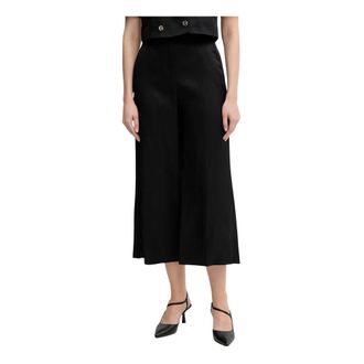 Gaud&igrave; Broeken, Dames, Zwart, M, Polyester, Wijde Broek