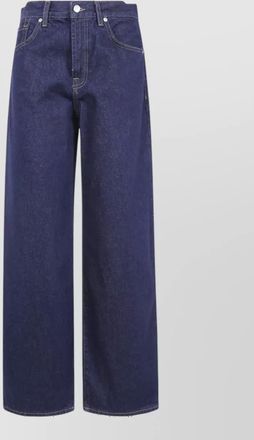 7 For All Mankind denim straight-leg jeans