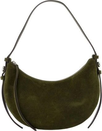 Tory Burch Tassen, Dames, Bruin, ONE Size, Leer, Romy Half Moon Handtas