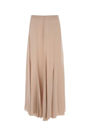 Chlo&eacute; Powder Pink Satin Skirt