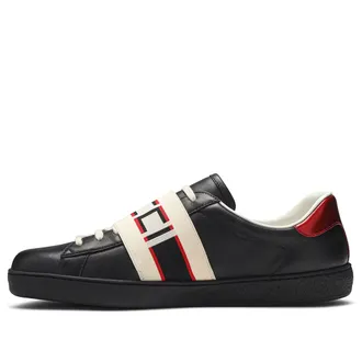 Gucci Ace Stripe Leather Black 523469-0FIV0-1076