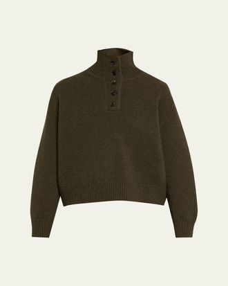 Nili Lotan Renata Collared Wool Sweater