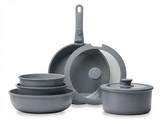Castey Bateria Cocina Grey 8 Pzas