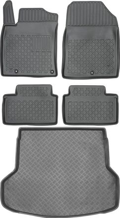 OEM Juego De Alfombrillas Para Hyundai I30 Iii Fastback De 2018: Alfombrilla Para Coche + Alfombrilla Para Maletero