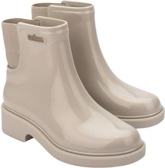 Melissa Water Resistant Chelsea Boot in Beige at Nordstrom, Size 10