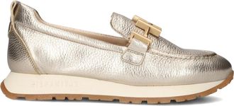 Hispanitas Schoenen, Dames, Geel, 38 EU, Gouden Slip-On Loafers