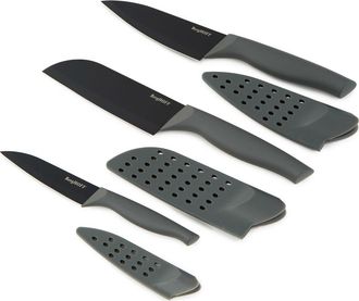 Berghoff DiNA Vector 3-Piece Knives & Covers Set in Grey at Nordstrom Rack