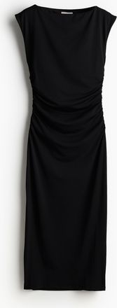 H&M Kleid mit Kappenärmeln - Schwarz