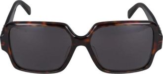 Celine Triomphe Square Zonnebril - Dames - Zonnebrillen - Veelkleurig - 60 MM - Accessoires