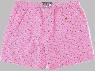 MC2 Saint Barth Fruit Print Swim Shorts - Pink