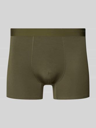 Schiesser Trunks mit elastischem Bund und Label-Detail in Oliv, Gr&ouml;&szlig;e XXL