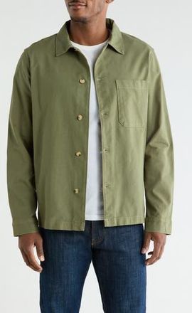 Joe's Cotton Shirt Jacket in Olive at Nordstrom Rack, Size Xx-Large