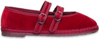 Flabelus Claire Mary Jane Flat in Red at Nordstrom, Size 10Us