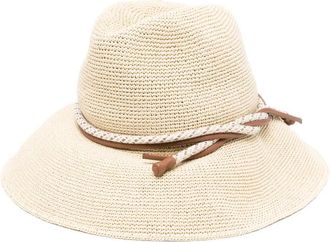 Giorgio Armani Woven Rope Band Hat