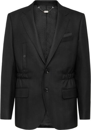 Billionaire Boys Club Jassen, Heren, Zwart, M, Wol, Blazer Tailored Fit Istitutional