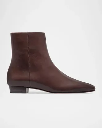 Bernardo Rema Leather Ankle Booties