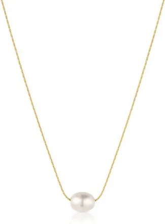 Thatch Isla Pearl Necklace in 14K Gold Plated at Nordstrom