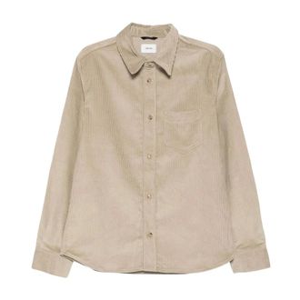Haikure Overhemden, Heren, Beige, L, Casual Overhemden
