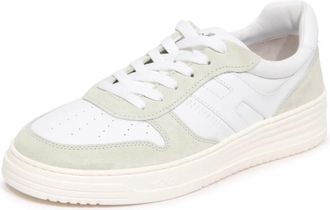 Hogan H630 Allacciato - Heren - Sneakers - Wit - 39 EU - Leer - Schoenen