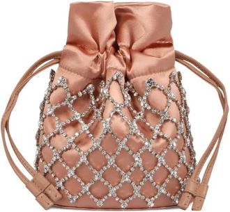 Aquazzura Clutch Crystal Lover mini - Rosa