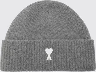 Ami Berretto beanie in misto lana e alpaca con logo ricamato
