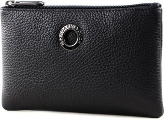 Mandarina Duck Womens Mellow Leather Pouch, Black, One Size