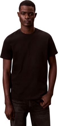 Calvin Klein Jeans Mens SS Classic Monogram TEE LV04RD254G Tees, Black (Black), M