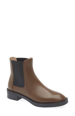 Stuart Weitzman Sondra Chelsea Bootie in Espresso Leather at Nordstrom Rack, Size 9