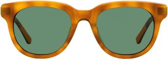 Shinola SH1501S Soft Rectangular Sunglasses - Brown