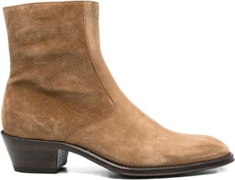 Eraldo Suede Side-zip Cowboy Boots