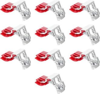 OEM Soportes Para Fregadero Bajo Encimera - Clips Para Fregadero - Instalaci&oacute;n En Cocina - No Requiere Perforaci&oacute;n - 10 Piezas - Plateado