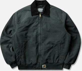 Carhartt Work in Progress Men s OG Santa Fe Jacket Raven / Black (Stone Canvas)