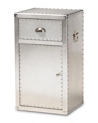 Baxton Studio Dnu Unprofitable Baxton Studio Serge 1-Door Accent Storage Cabinet