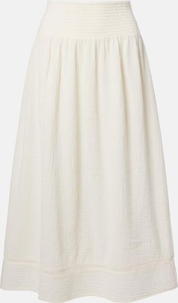 Velvet Mazie cotton gauze midi skirt