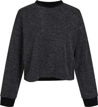 Nike (WMNS) Nike As Yoga Stmt Cln Cover Up Round-neck Swea Black CU6339-010