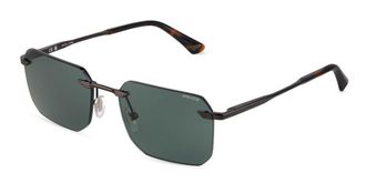 Police SPLU75 OVERFLY 1 300Y Mens Sunglasses Size 57