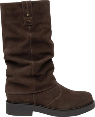 Nero Giardini Stivali in camoscio - - Shoes - Donna - Marrone - 38 EU