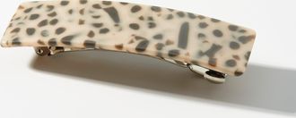 Simons Womens Flecked rectangular barrette