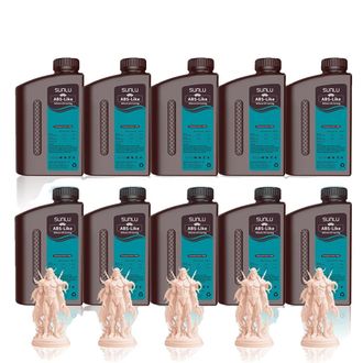 OEM Resina Para Impresoras 3d, Alta Resistencia, Curado Uv, Color Beige