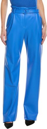 Sally Lapointe Faux Leather High-Waist Trouser