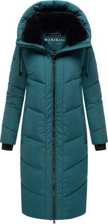 Marikoo Nadaree dames winterjas - lang, warm & met capuchon