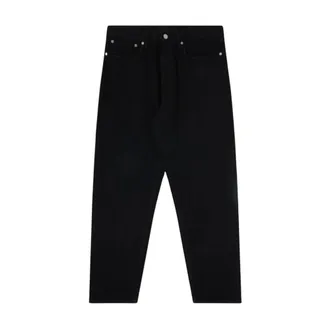Edwin Straight Jeans, male, Black, Size: W32 Cosmos Pant