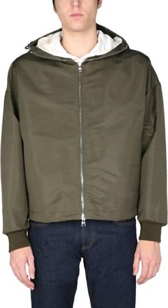 Alexander McQueen Khaki Solid Hood Jackets
