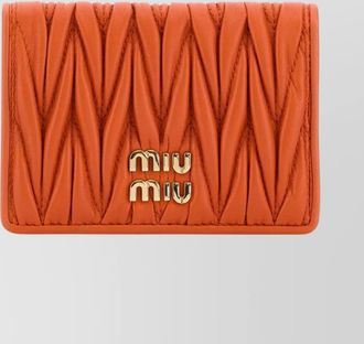 Miu Miu matelass&eacute; leather cardholder